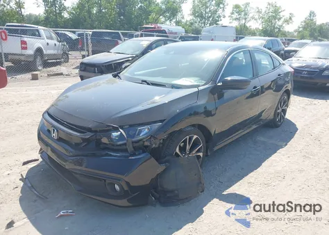 2020 Honda Civic Sport из США, поврежденный, VIN 2HGFC2F8XLH521139